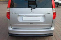 Mercedes Vaneo W414 2001–2005 Achterbeschermbeugel Black (rvs) foto 1