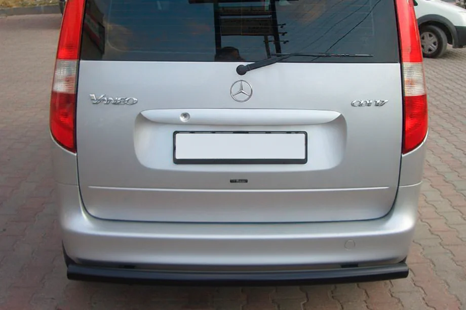Mercedes Vaneo W414 2001–2005 Achterbeschermbeugel Black (rvs) Image