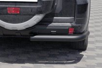 Mitsubishi Pajero Wagon IV 2006–2021 Achterbeschermbeugel AK003 Black (RVS) foto 2