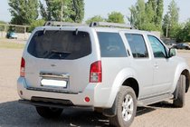Nissan Pathfinder R51 2005–2014 Achterbeschermbeugel AK002 Black (RVS) foto 1