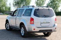Nissan Pathfinder R51 2005–2014 Achterbeschermbeugel AK002 Black (RVS) foto 3