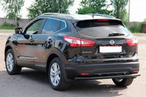 Nissan Qashqai 2014–2021 Achterbeschermbeugel AK002 Black (RVS) foto 3