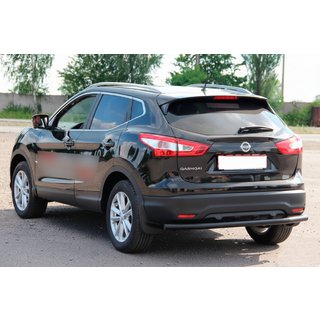 Achterbeschermbeugel AK002 Black (RVS) Nissan Qashqai 2014–2021 foto 3