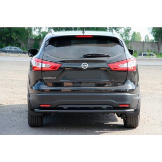 Achterbeschermbeugel AK002 Black (RVS) Nissan Qashqai 2014–2021 foto 2