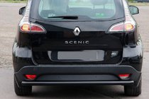 Renault Scenic/Grand 2009–2016 Achterbeschermbeugel AK002 Black (RVS) foto 1