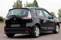 Renault Scenic/Grand 2009–2016 Achterbeschermbeugel AK002 Black (RVS) foto 2