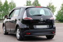 Renault Scenic/Grand 2009–2016 Achterbeschermbeugel AK002 Black (RVS) foto 3