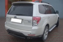 Subaru Forester 2008–2013 Achterbeschermbeugel AK002 Black (RVS) foto 1