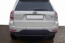 Subaru Forester 2008–2013 Achterbeschermbeugel AK002 Black (RVS) foto 3