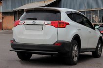 Toyota Rav 4 2013–2018 Achterbeschermbeugel AK002 Black (RVS) foto 2