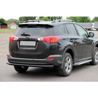 Achterbeschermbeugel AK002 Black (RVS) Toyota Rav 4 2013–2018 foto 1