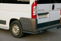 Fiat Ducato 2006–2025 Achterhoekstukken AK003 Black (2 st., roestvrij staal) foto 1