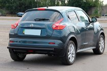 Nissan Juke 2010–2019 Achterbeschermbeugel AK002 Black (RVS) foto 3