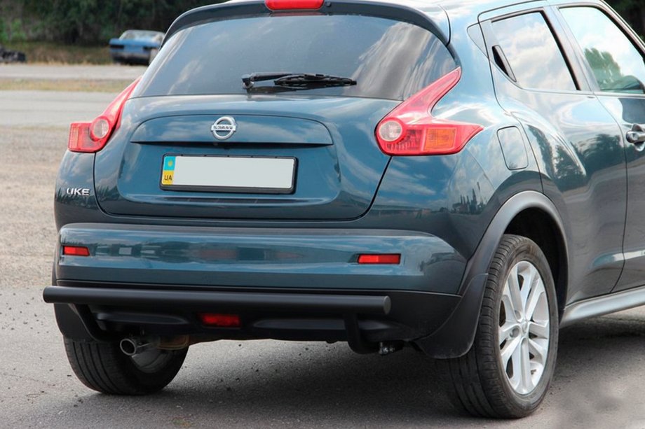 Nissan Juke 2010–2019 Achterbeschermbeugel AK002 Black (RVS) Image