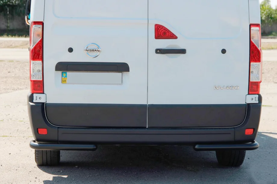 Opel Movano 2010–2021 Achterhoekstukken AK003 Black (2 st., roestvrij staal) Image