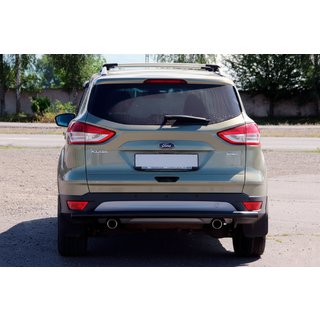 Achterbeschermbeugel AK002 Black (RVS) Ford Kuga/Escape 2013–2019 foto 1