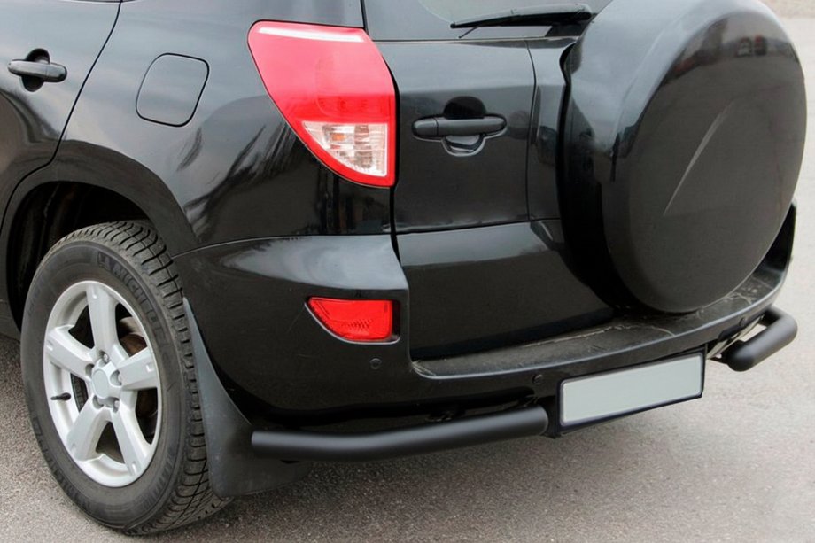 Toyota Rav 4 2006–2013 Achterhoekstukken AK003 Black (2 st., roestvrij staal) Image