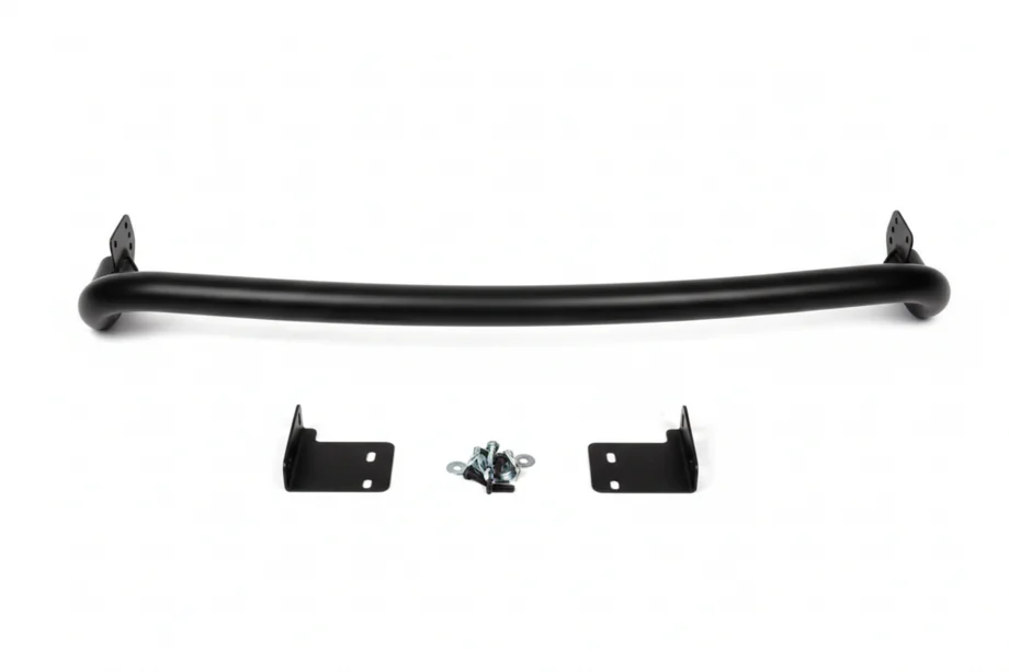 Hyundai Santa Fe 2 2006–2012 Achterbeschermbeugel AK002 Black (RVS) Image