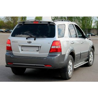 Achterbeschermbeugel AK002 Black (RVS) Kia Sorento I BL 2002–2009 foto 2