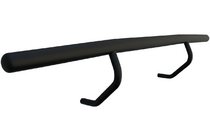 Range Rover III L322 2002–2012 Achterbumperbeschermer AK002 Black (RVS) foto 1