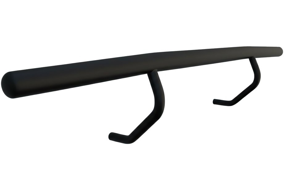 Range Rover III L322 2002–2012 Achterbumperbeschermer AK002 Black (RVS) Image