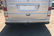 Mercedes Vito W639 2004–2014 Achterhoekbeschermers AK003 Black (2 st., RVS) voor middel- en lange wielbasis foto 6