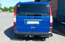 Mercedes Vito W639 2004–2014 Achterhoekbeschermers AK003 Black (2 st., RVS) voor middel- en lange wielbasis foto 9