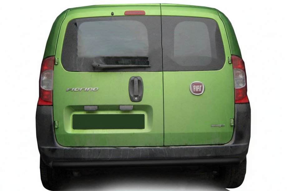 Peugeot Bipper 2008–2017 Achterbeschermbeugel AK002 Black (RVS) Image