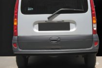 Renault Kangoo 1998–2008 Achterbeschermbeugel AK002 Black (RVS) foto 1