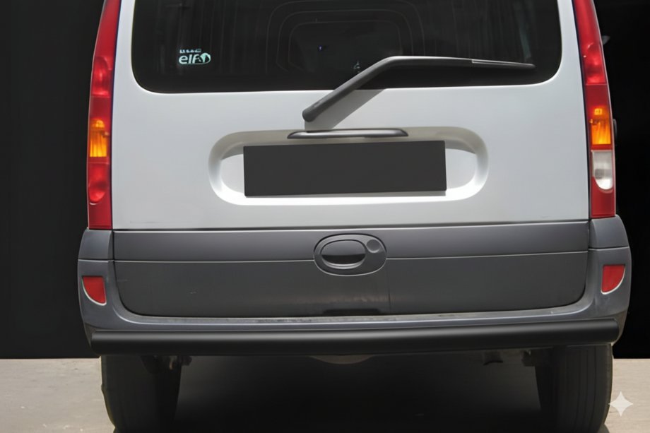 Renault Kangoo 1998–2008 Achterbeschermbeugel AK002 Black (RVS) Image