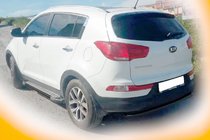Kia Sportage 2010–2015 Achterbeugel AK002-1 Black (RVS) foto 2
