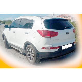 Achterbeugel AK002-1 Black (RVS) Kia Sportage 2010–2015 foto 2