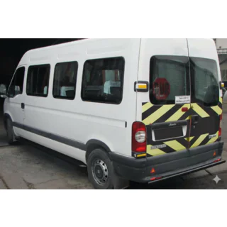 Achterbeschermbeugel AK002 Black (RVS)