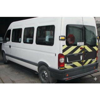 Achterbeschermbeugel AK002 Black (RVS)