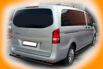 Mercedes Vito/V-klasse W447 2014– Achterbeschermbeugel AK002 Black (RVS) foto 2