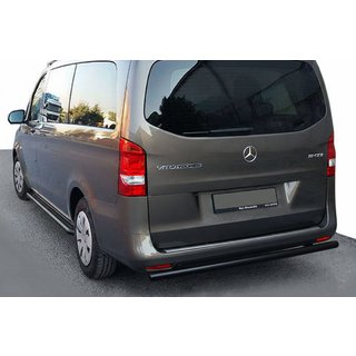 Achterbeschermbeugel AK002 Black (RVS) Mercedes Vito/V-klasse W447 2014– foto 1
