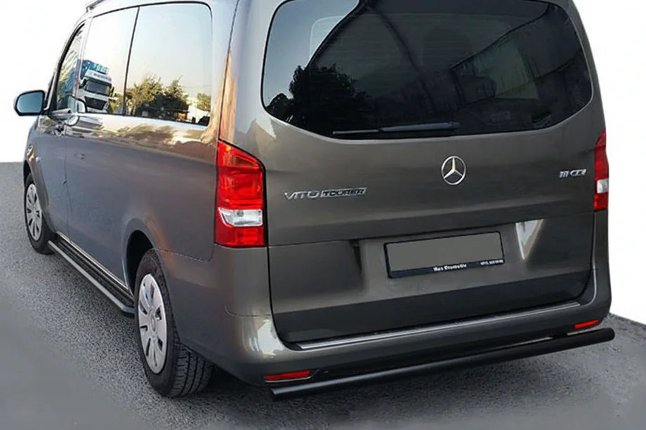 Mercedes Vito/V-klasse W447 2014– Achterbeschermbeugel AK002 Black (RVS) Image