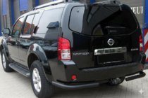 Nissan Pathfinder R51 2005–2014 Achterbeugel AK003 Black (RVS) foto 1