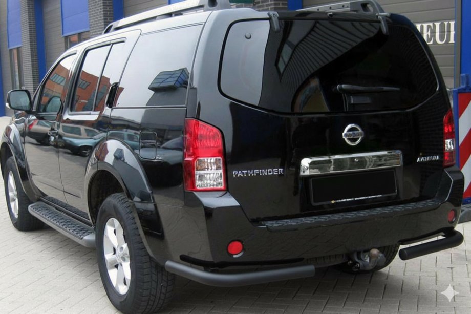 Nissan Pathfinder R51 2005–2014 Achterbeugel AK003 Black (RVS) Image
