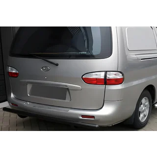 Achterbeschermbeugel AK002 Black (2 st., RVS) Hyundai H200, H1, Starex 1998–2007