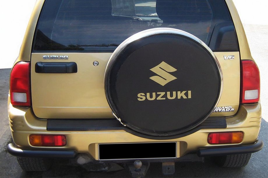 Suzuki Vitara 1998–2006 Achterbeschermbeugel AK003 Black (RVS) Foto 1