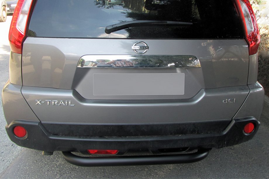 Nissan X-trail T31 2007–2014 Achterbeugel AK007 Black (2 stuks, RVS) Image