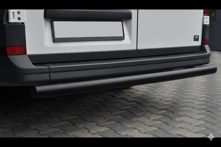 Man TGE 2017– Achterbumperbeschermer AK002 Black (RVS) Image