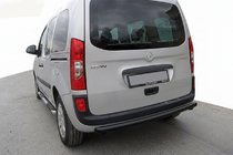 Renault Kangoo 2008–2020 Achterbeschermbeugel AK002 Black (2 st., RVS) foto 1