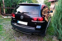 Volkswagen Touareg 2002–2010 Achterbeschermbeugel AK002 Black (2 st., RVS) foto 3