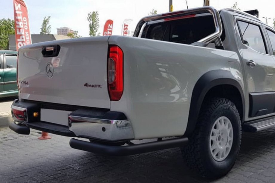 Ford Ranger 2011–2022 Achterbeschermbeugel AK003 Black (2018-2022, RVS) Image