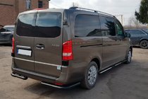 Mercedes Vito/V-klasse W447 2014– Achterhoekbescherming AK003 Black (RVS) foto 2