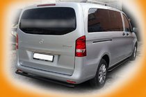 Mercedes Vito/V-klasse W447 2014– Achterhoekbescherming AK003 Black (RVS) foto 4
