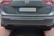 Volkswagen Tiguan 2016–2023 Achterbeschermbeugel AK001-2 Black (RVS) foto 4