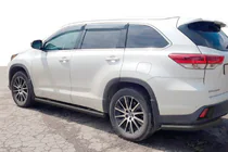 Toyota Highlander 2013–2019 Achterhoekbeugels Black (2 st., RVS) foto 2